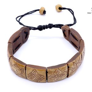 BRD203 Bracelet Tibétain Signes Auspicieux Astamangala – Image 2