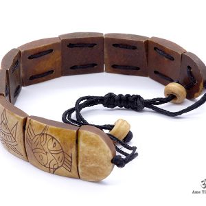 BRD203 Bracelet Tibétain Signes Auspicieux Astamangala – Image 3