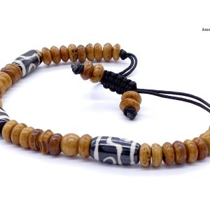 BrD216 Bracelet Tibétain Os de Buffle – Image 3