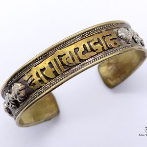 BRD184 Bracelet Tibétain Mantra Om Mani Padme Hum Dorje – Image 1
