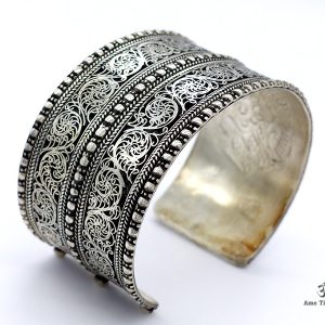BRD345 Bracelet Tibétain Filigranes – Image 6