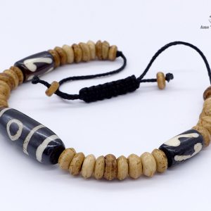 BrD214 Bracelet Tibétain Os de Buffle – Image 3